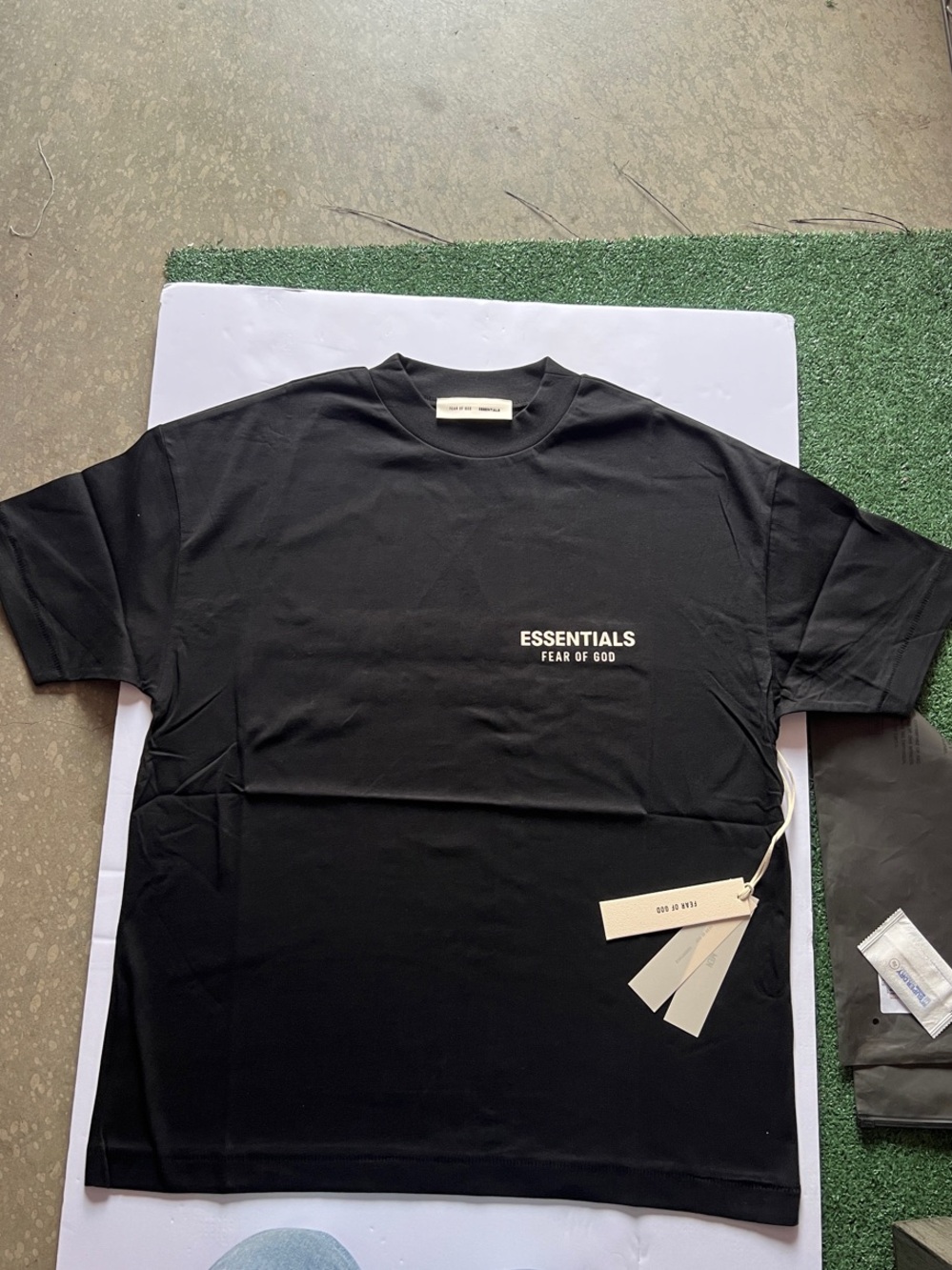 Fear of God Essentials Black Short Sleeve Tee